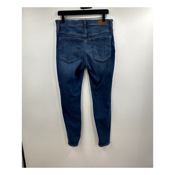 Madewell 9" Mid Rise Skinny Medium Wash Jean Size 30 - Picture 7 of 8